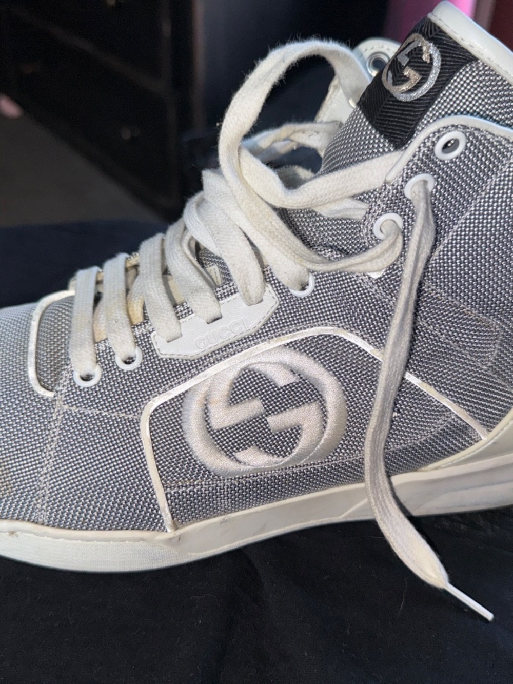 Size 14 Gucci high top - Picture 3 of 4